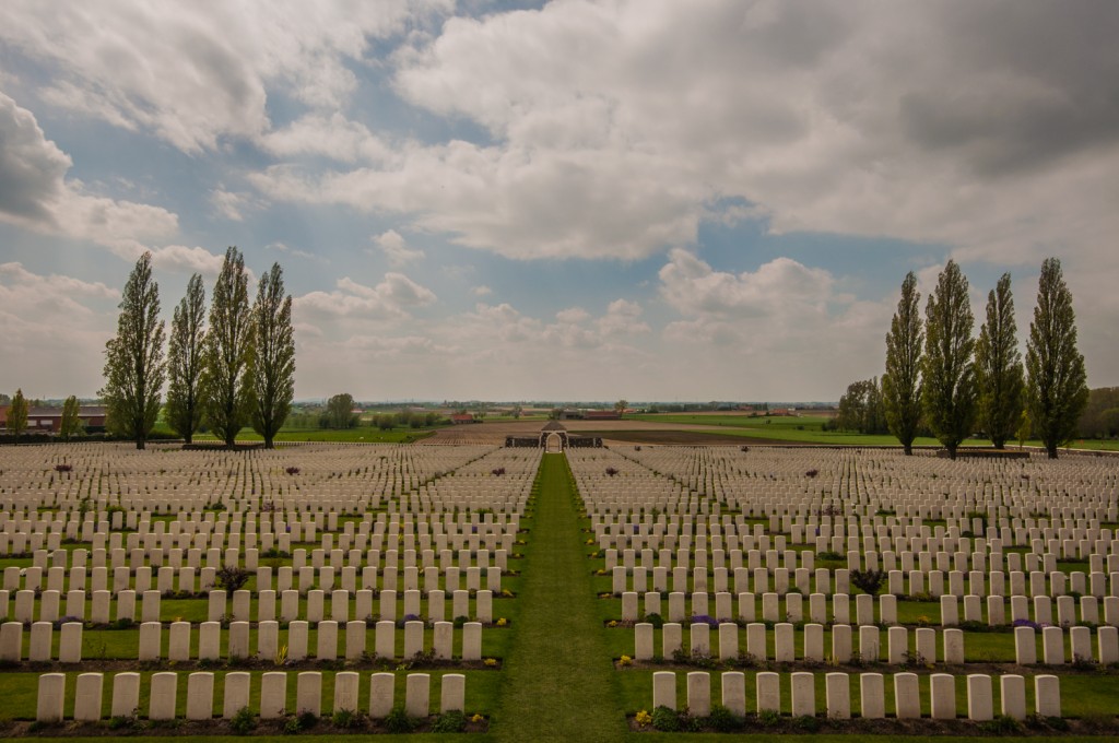 Tyne Cot cemetery Passendaele
